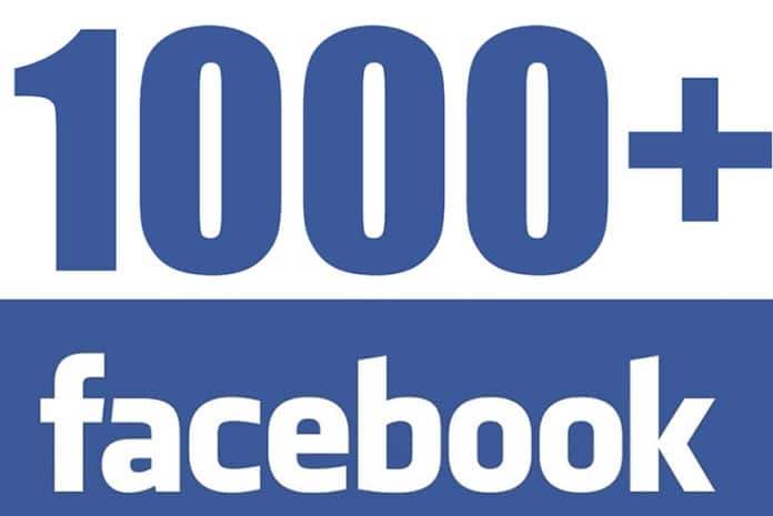 1000 Likes no Facebook