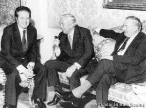 Reunião de Mário Soares com Wilson e Callaghan